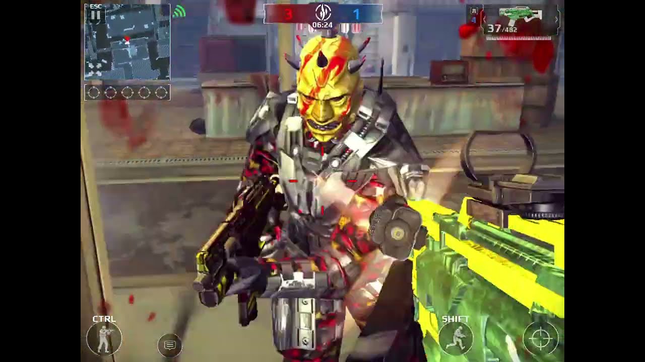 1 vs 1 against Mr. Joker in euro server | Modern Combat 5_PC | At least don't call me hacker guys :v