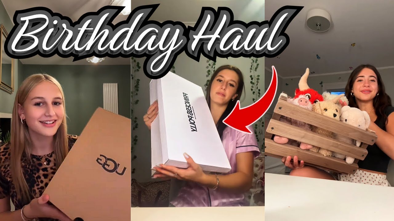 Подарки на день рождения 2026 🎂💖 Подборка из TikTok | Что получили девушки 🎁