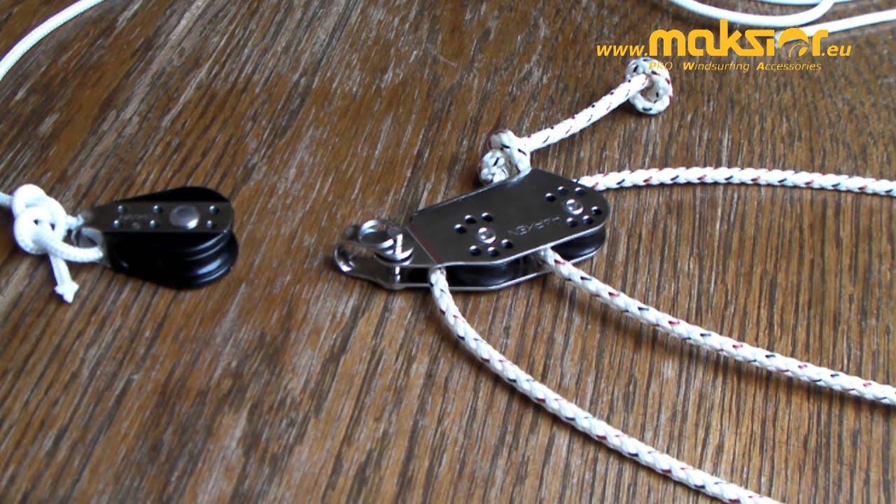 how to assemble windsurfing downhaul