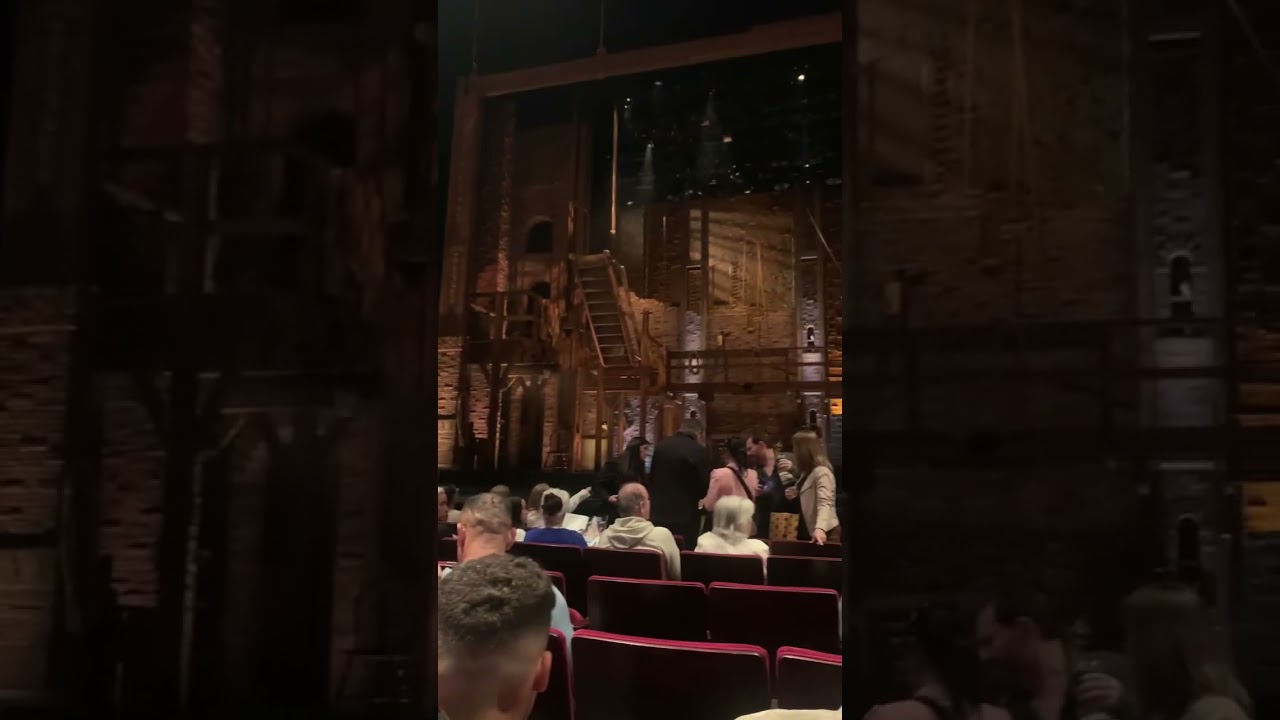 Segerstrom Center for the Arts, view from Row C seat 22. Set for Hamilton. 4/23/25.