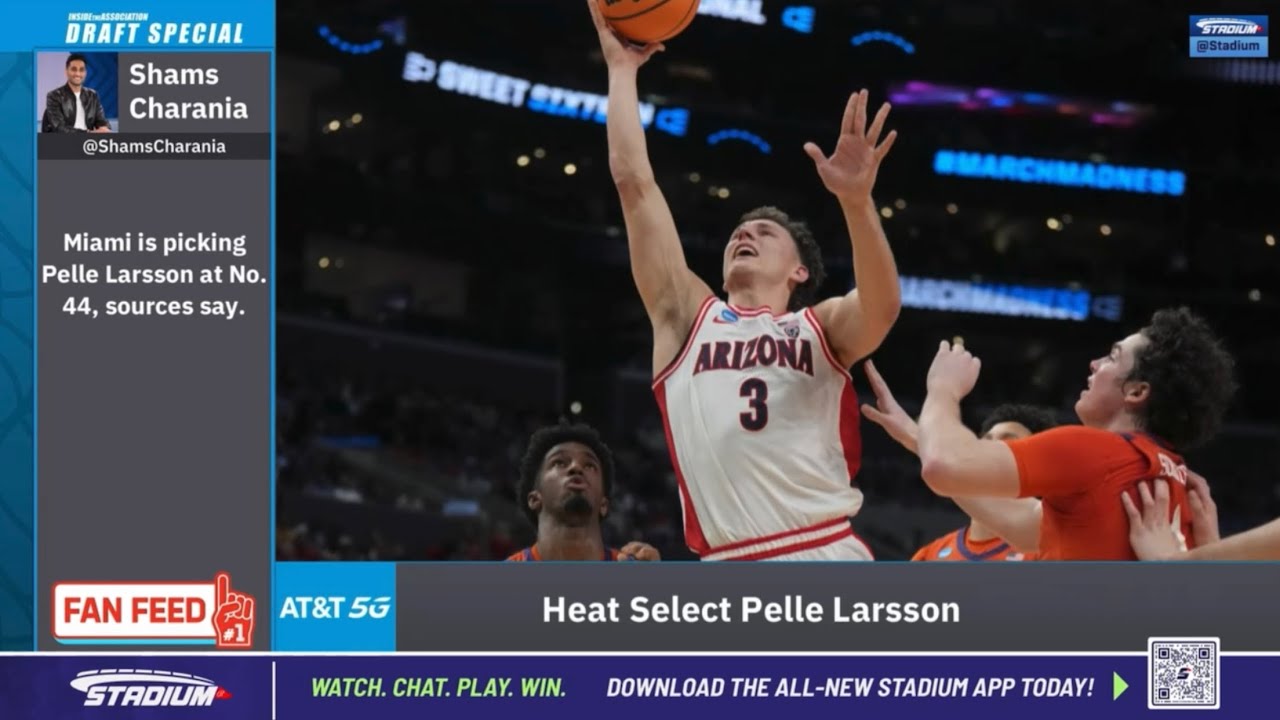 Miami HEAT Drafts Pelle Larsson in the 2024 NBA Draft After Trading Their Draft Pick Nikola Đurišić