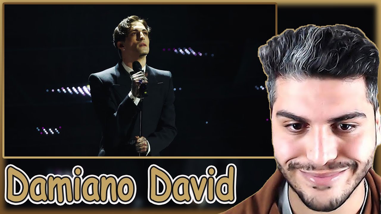 Damiano David - Felicità (Lucio Dalla) - Sanremo 2025 REACTION