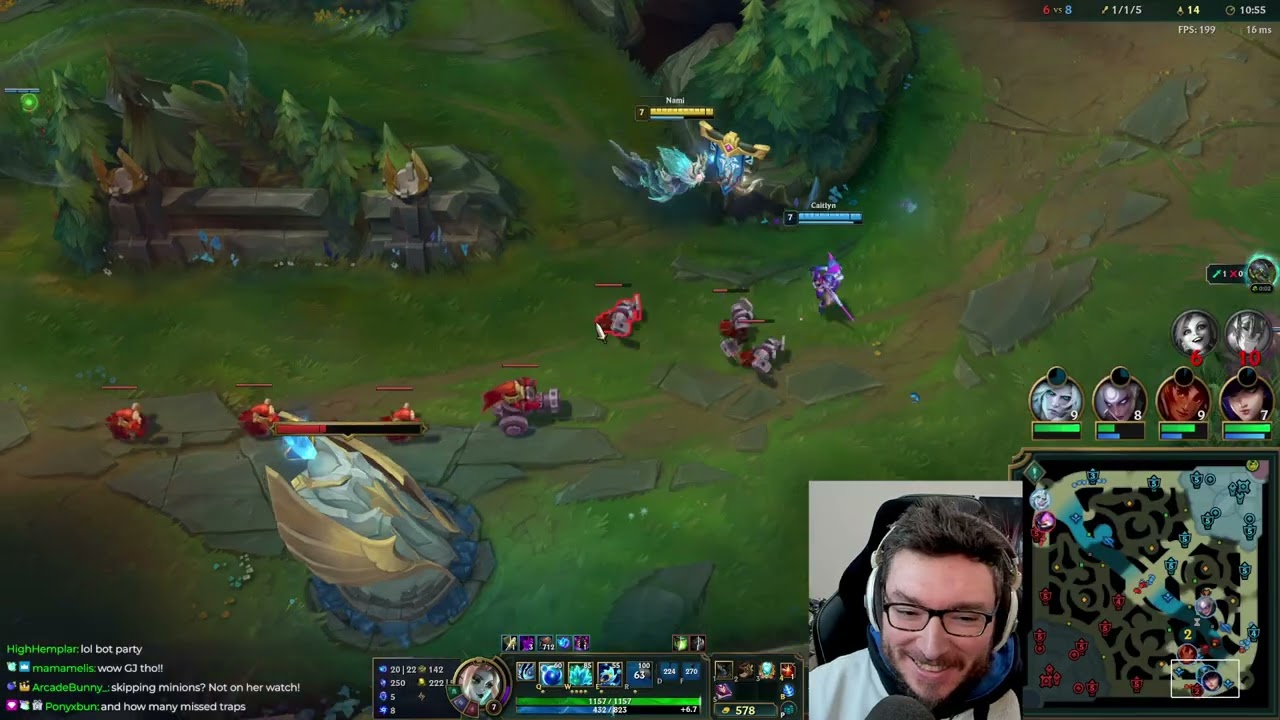 The art of the Double Bubble - Nami Support - Master SoloQ EUW