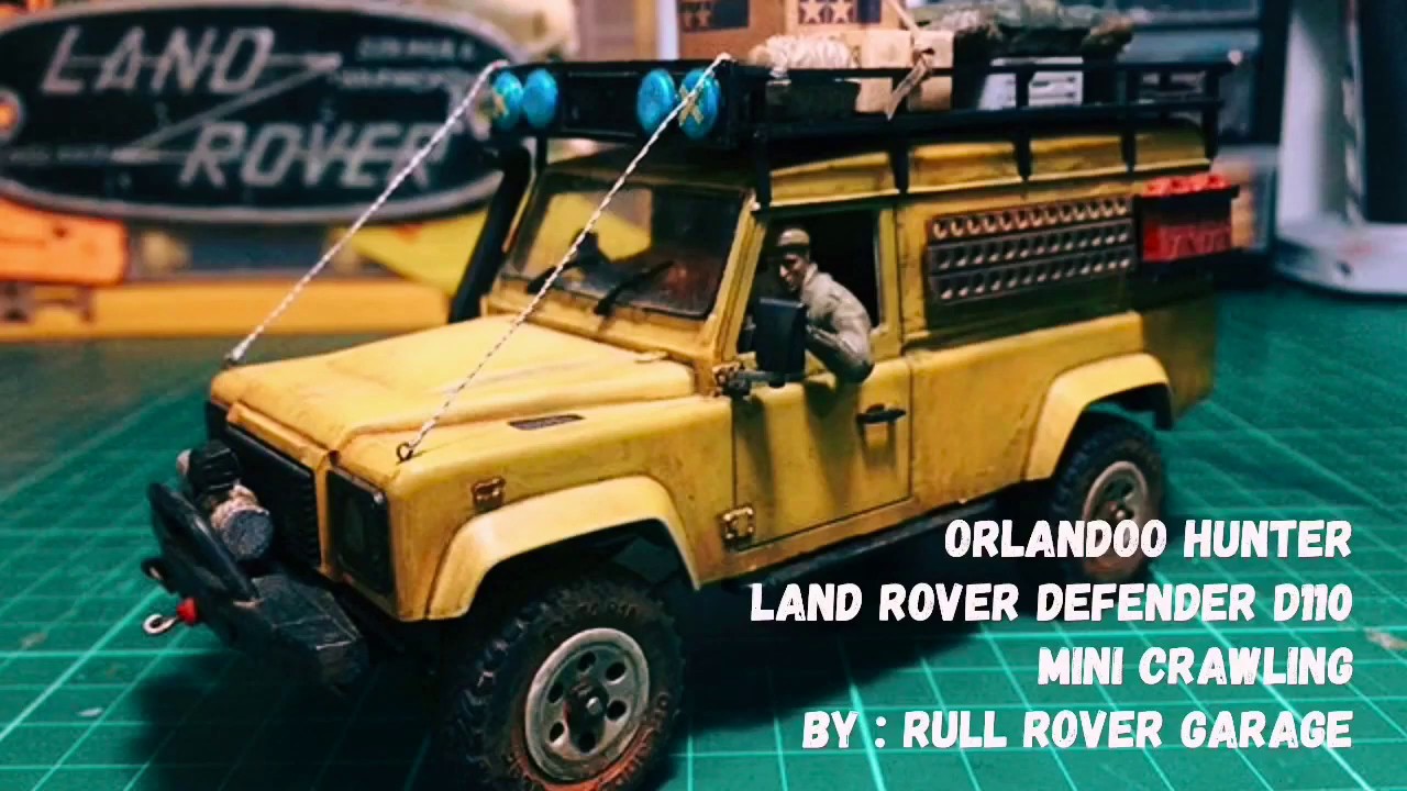 Orlandoo Hunter OH32A03 Land Rover Defender D110 Cargo - Test Drive Crawling