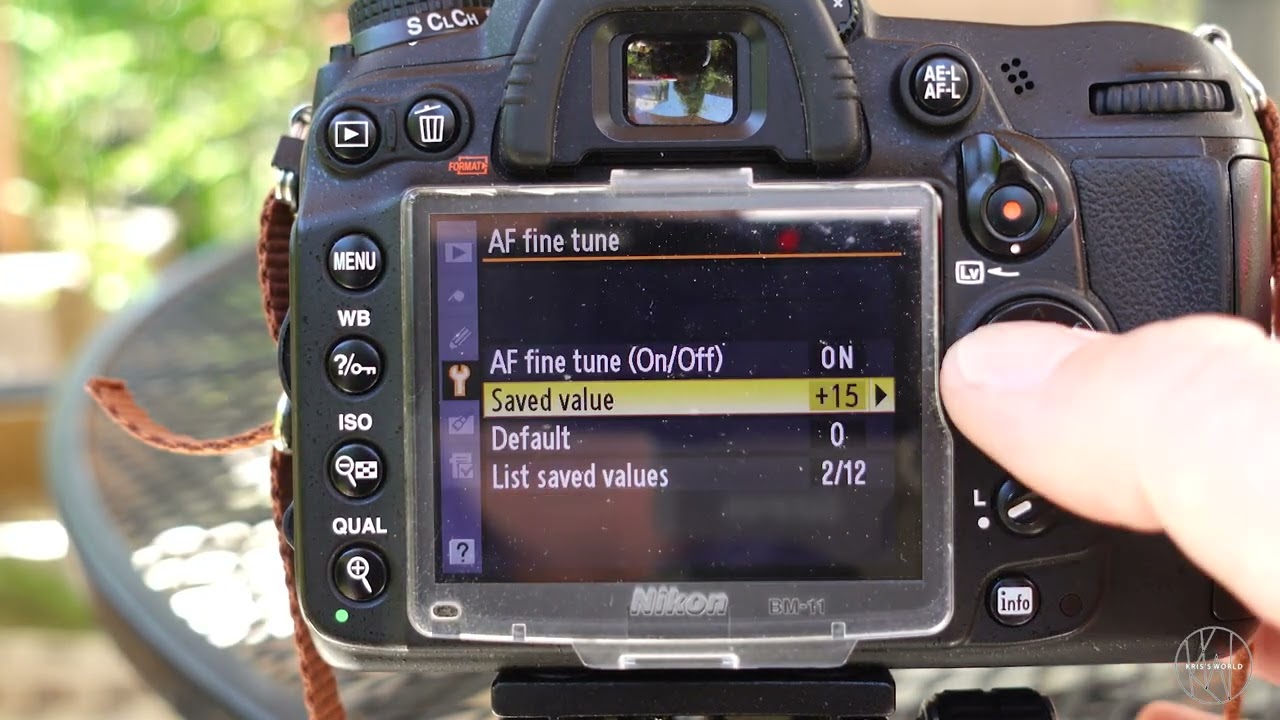 Улучшите фокусировку объектива с помощью этой настройки! (для Nikon D7000 и большинства других мо...