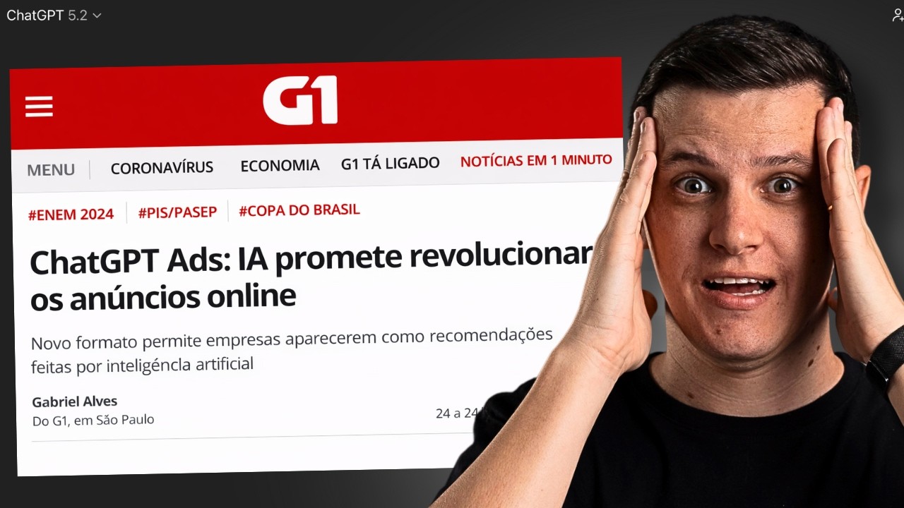 ⚠️ NOVIDADE: ANÚNCIOS NO CHATGPT
