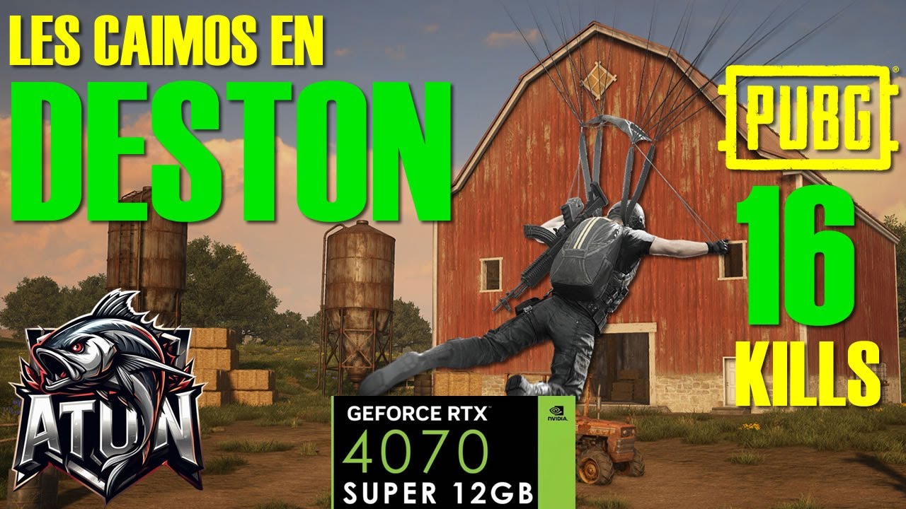 Victoria Intensa en Deston Les Caimos por Sorpresa | PUBG Gameplay con Clan ATUN #PUBG #ClanATUN