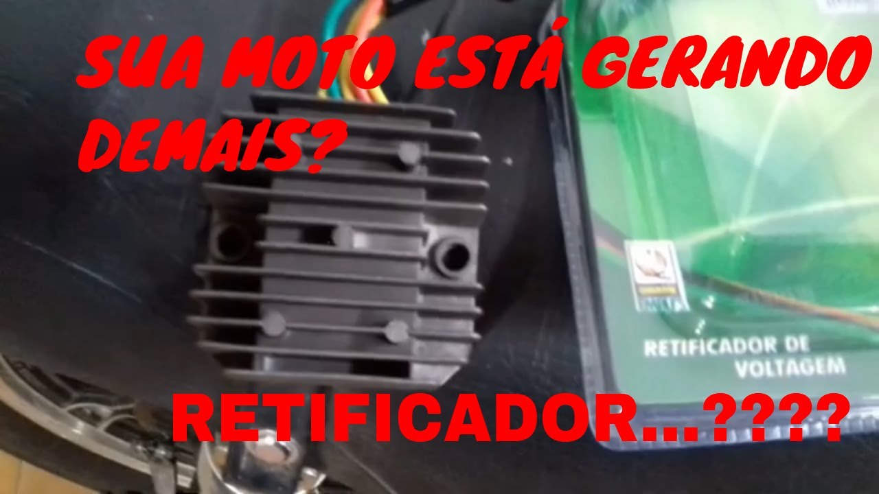 MANUTENÇÃO 01 - SUA MOTO ESTÁ GERANDO DEMAIS? - PROBLEMA NO RETIFICADOR.