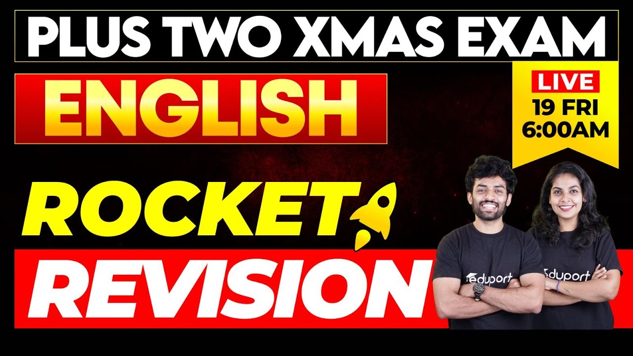 Plus Two English Rocket Rivision | Eduport Plus Two