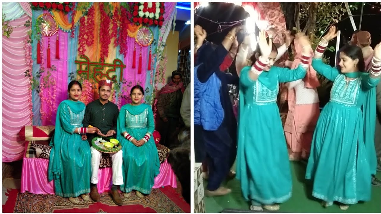 Himachali Mehndi Ceremony vlog 🥳Sasural to mayka vlog#twins #pahadi #village