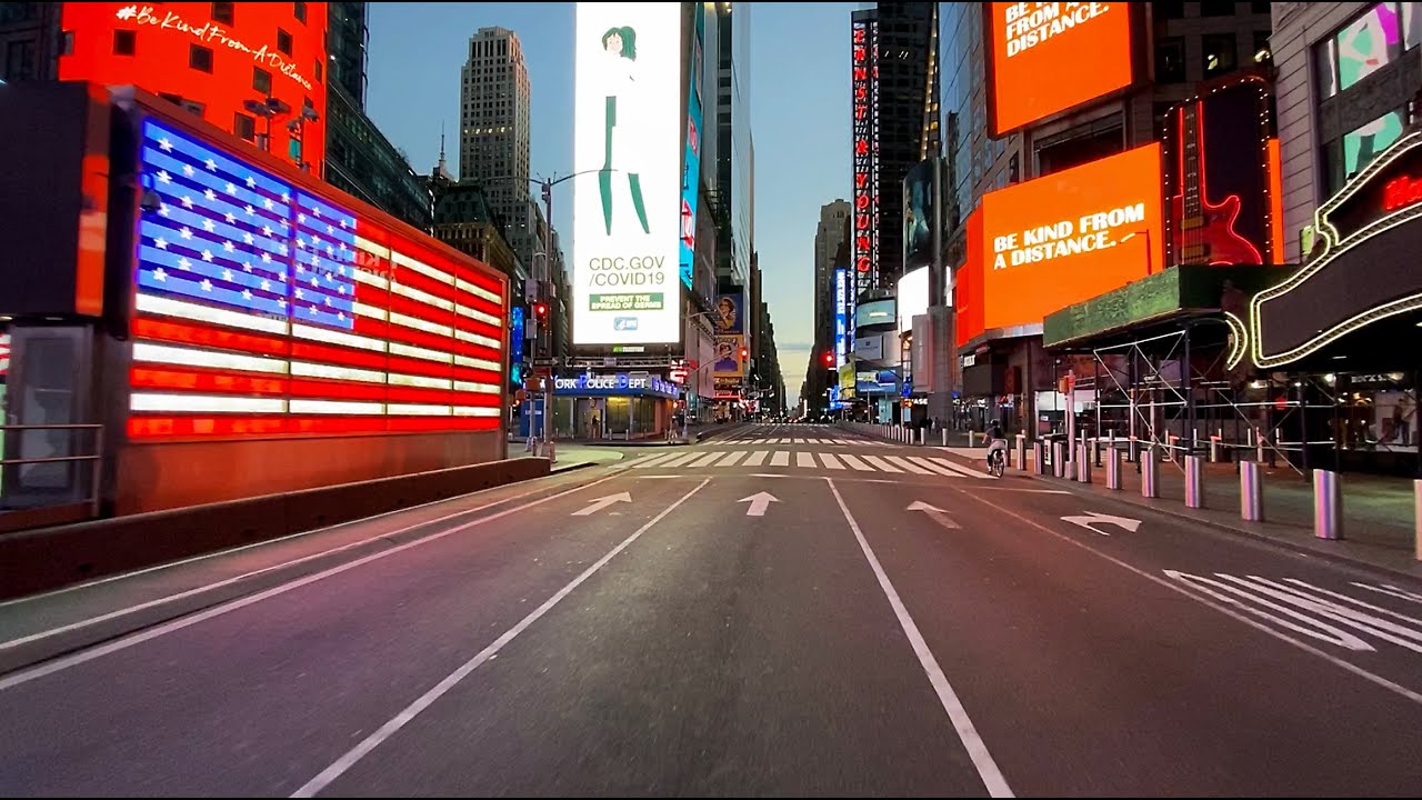 #SURREAL Cruising/Skateboarding 7thAvenue Times Square-Canal Street COVID-19