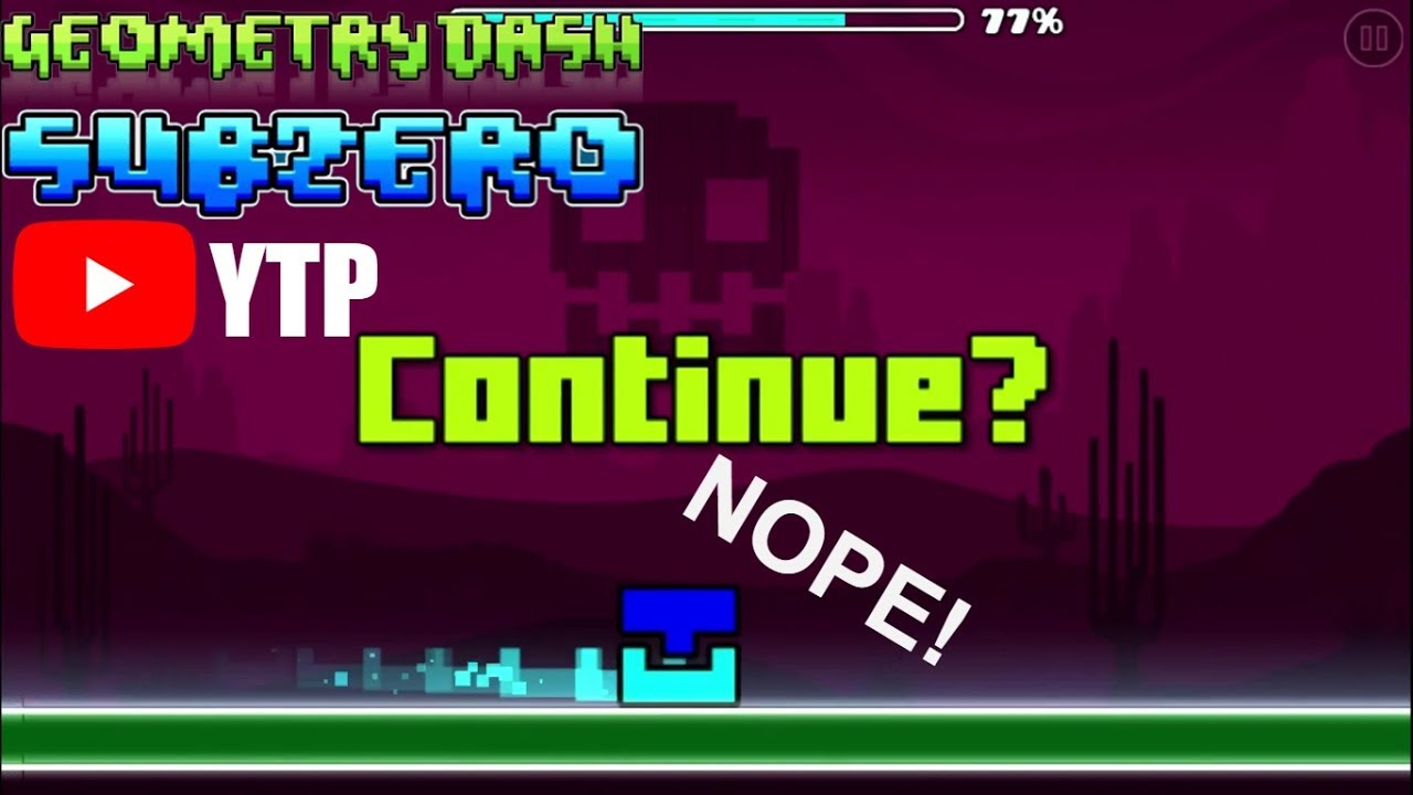 Press Stop | Geometry Dash Subzero YTP (Clean)