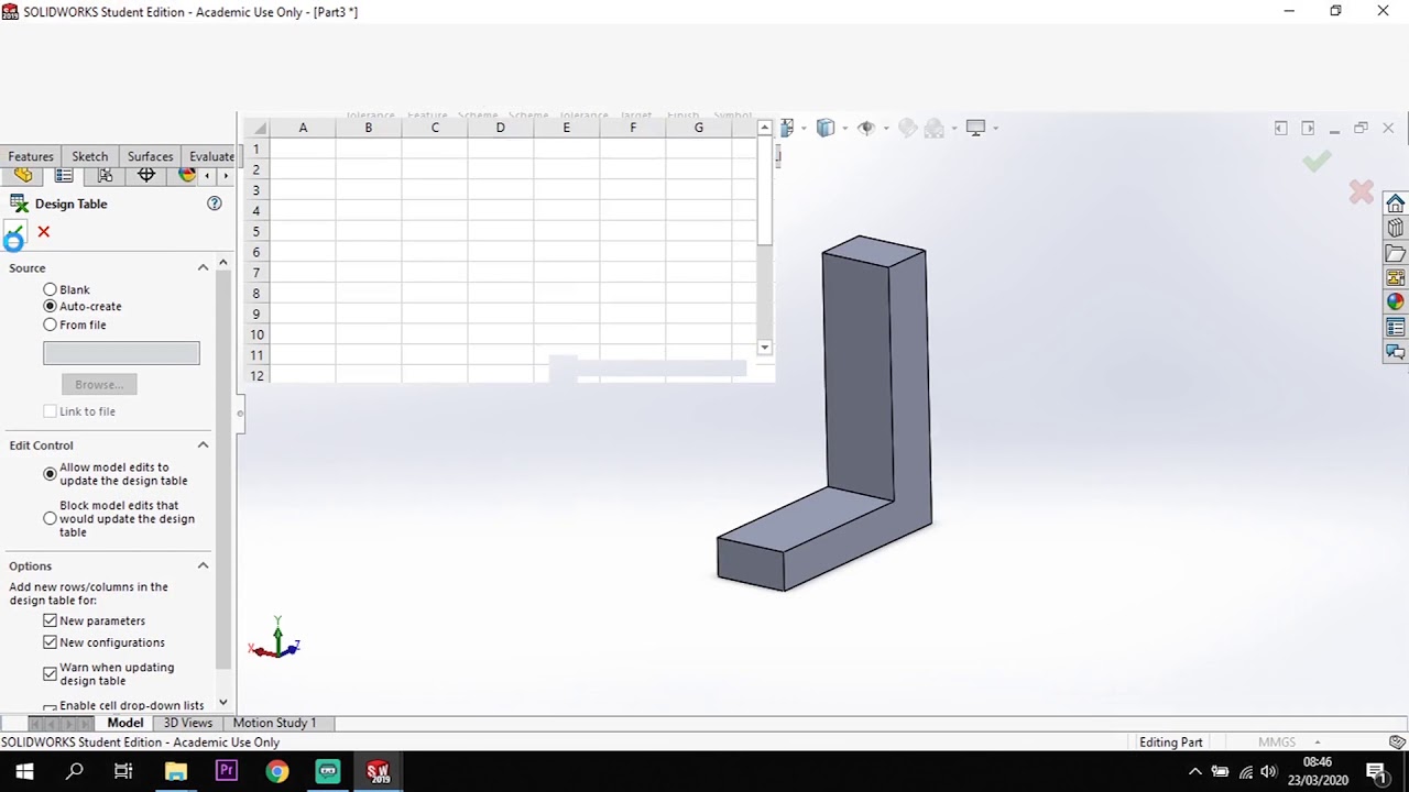 MODELLING WITH DESIGN TABLES WHAT A GREAT TOOL!