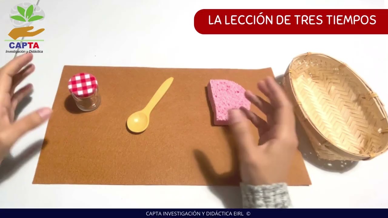 LECCIÓN DE TRES TIEMPOS MONTESSORI