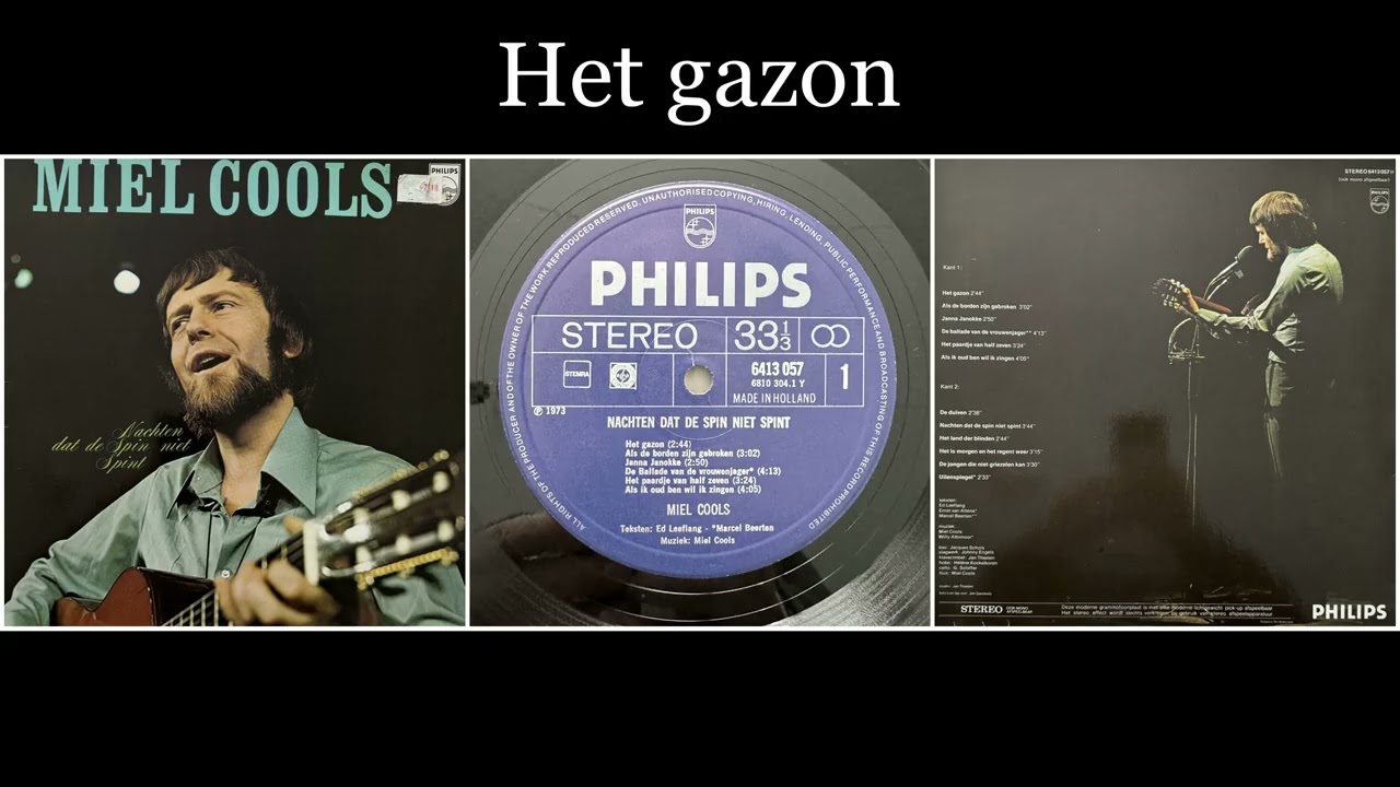 Miel Cools - Nachten dat de spin niet spint - 01 Het gazon