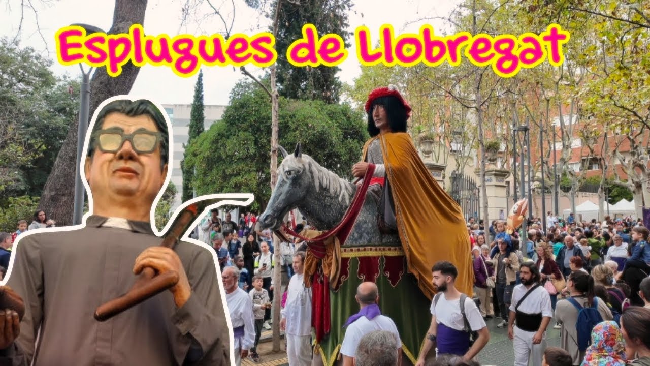 Trobada de gegants a Esplugues de Llobregat.40 anys.