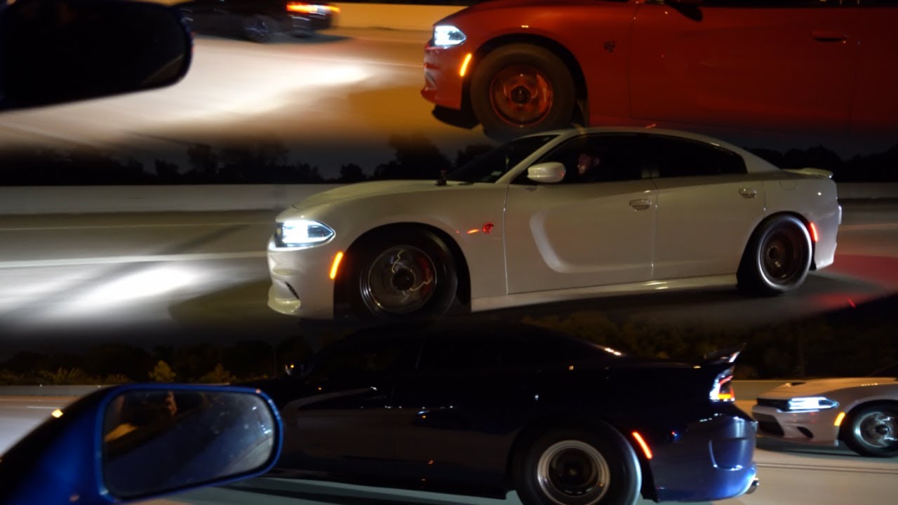 Racing FAST Hellcats In My Cammed Z06
