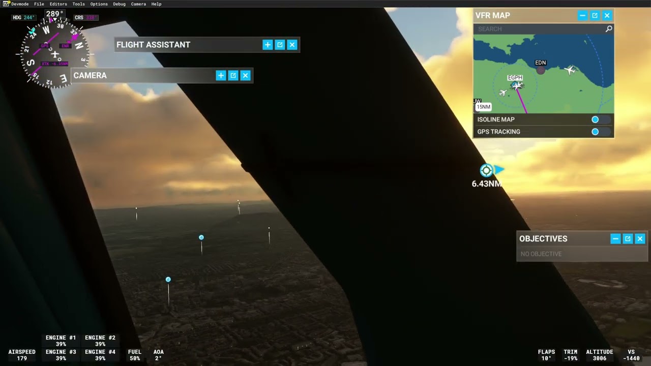 Antonov An-225 Mriya landing in Edinburgh msfs 2020