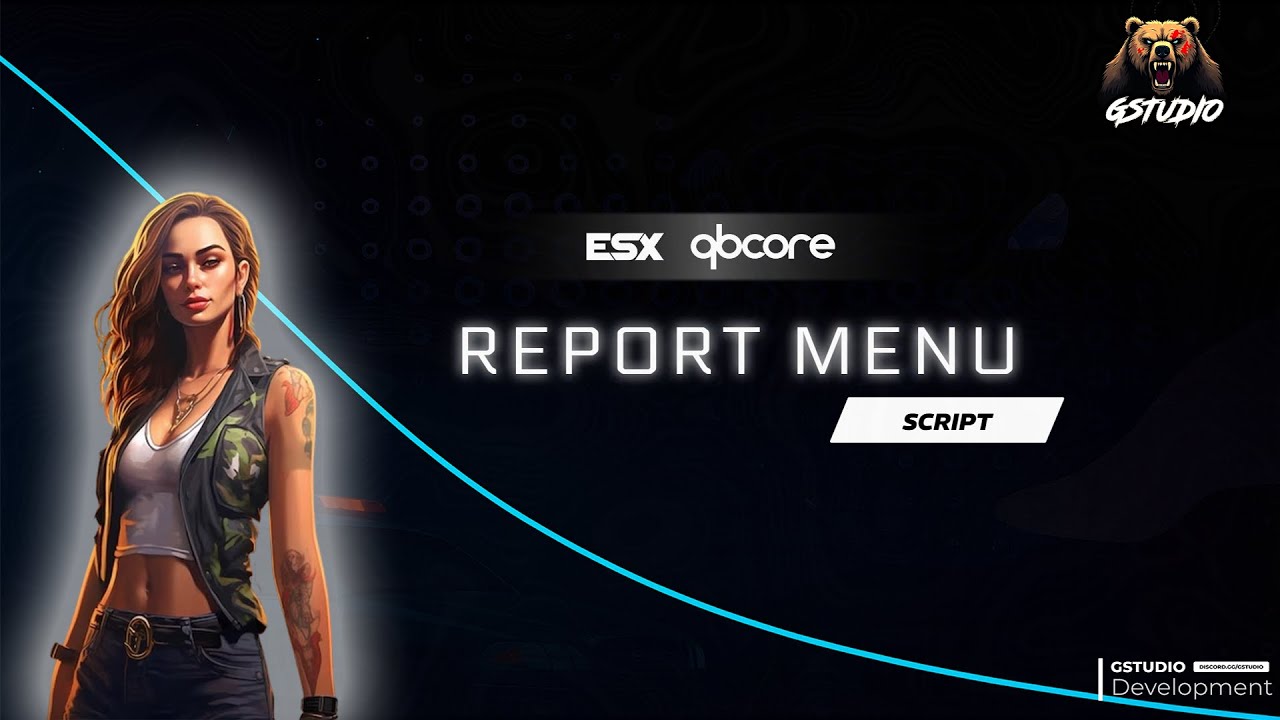 Report system FiveM [ESX & QBCore/QBOX] | GstudioScripts