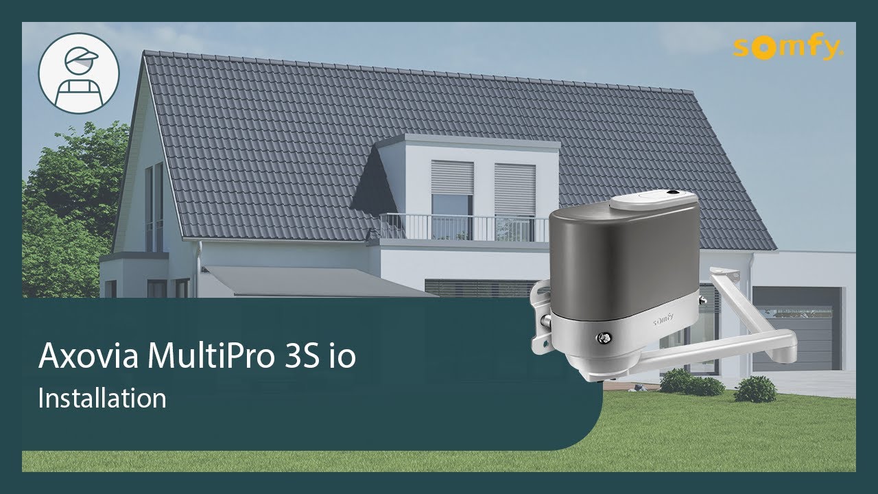 Axovia MultiPro 3S io - Installation | Somfy