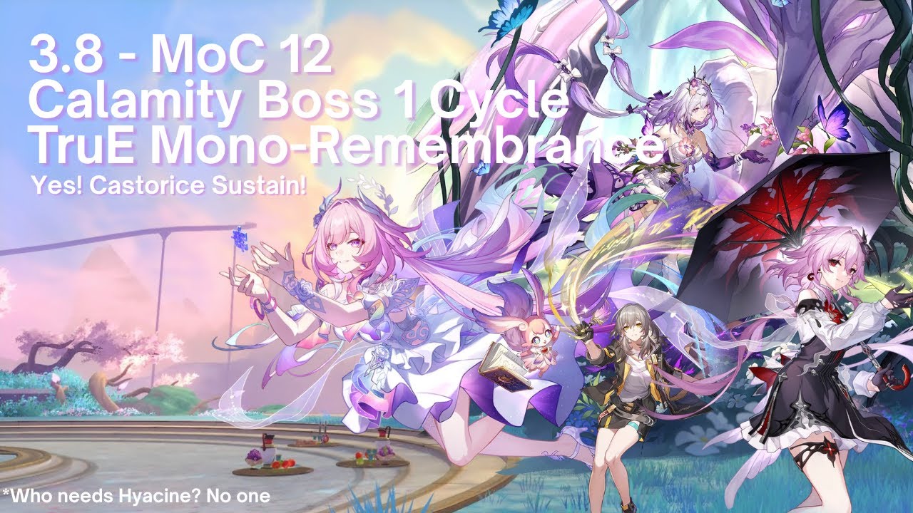 Honkai Star Rail: 3.8 MoC 12 - Calamity Boss 1 Cycle TruE Mono-Remembrance (Unbuffed RMC)