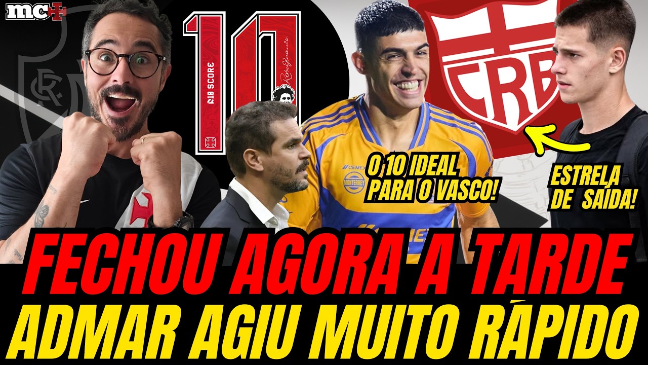 FECHOU +1 NEGÓCIO ESSA TARDE: ADMAR AGIU RÁPIDO APÓS A SAÍDA DE COUTINHO!