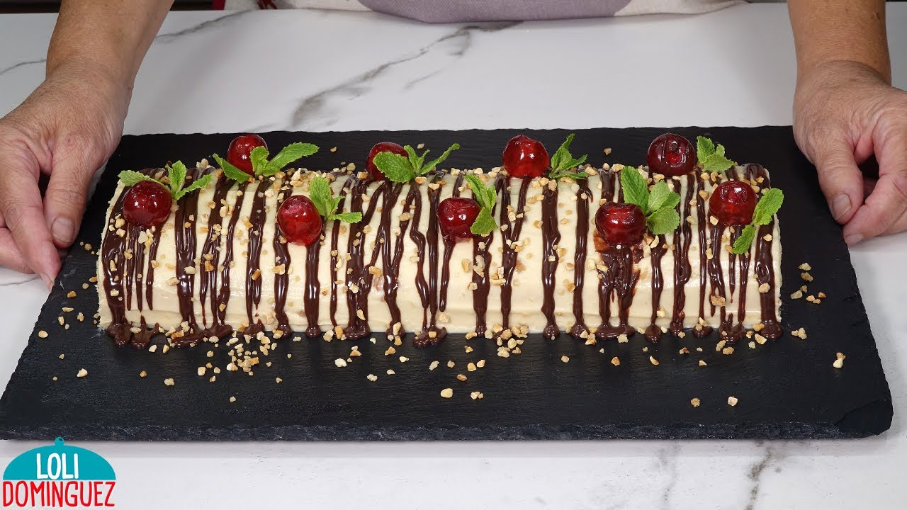 RECETA FÁCIL DE TRONCO,  ENROLLADO O PIONONO DE NAVIDAD, CON EL QUE VAS TRIUNFAR 🥳 - Loli Domínguez