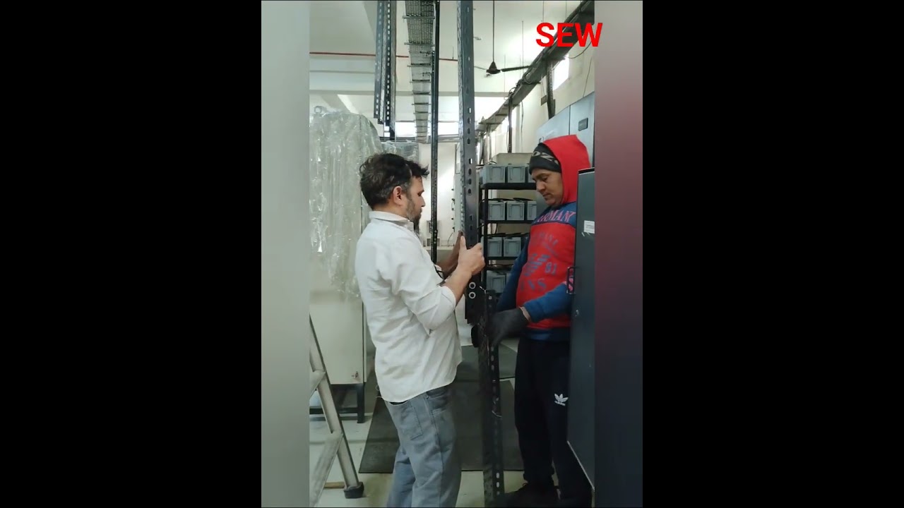 Industrial GI cable tray fitting/Power panel work