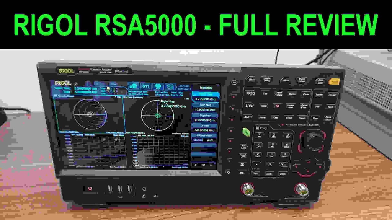 RIGOL RSA5000 Spectrum Analyzer and VNA - IoT, WiFi, LoRaWAN, Bluetooth and Antennas