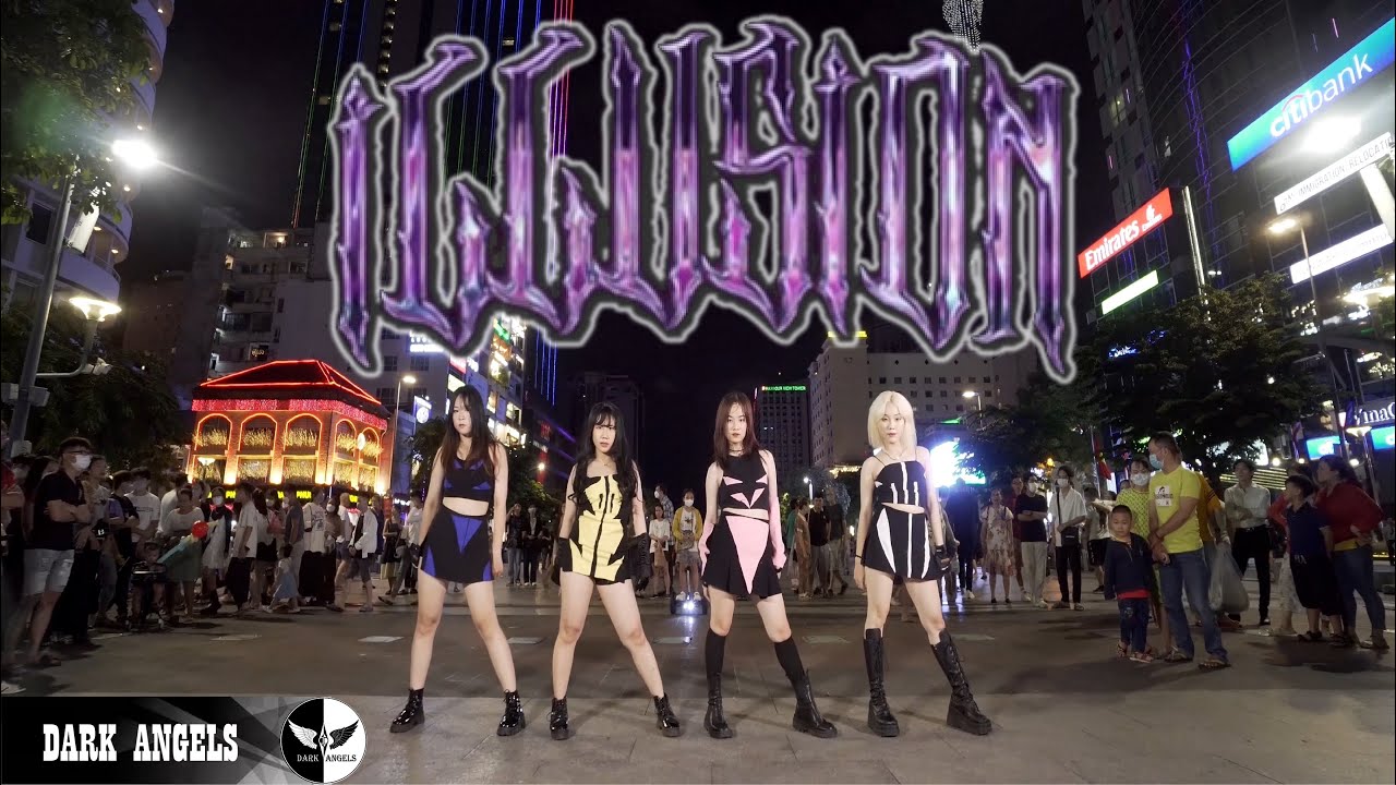 [Kpop In Public] aespa (에스파) - 'ILLUSION' 도깨비불 Dance Cover | DARK ANGELS | Vietnam