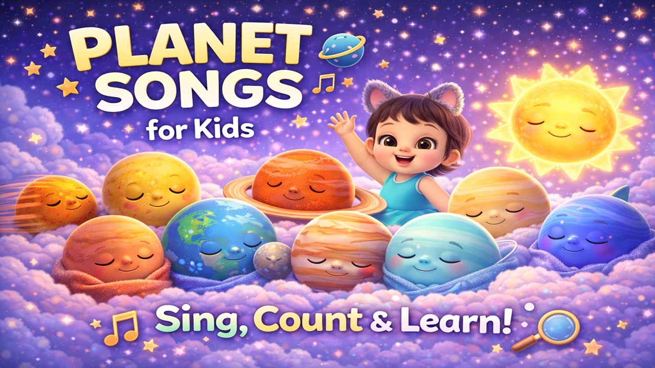 Planet Songs for Kids 🌍🪐 Count, Sing and Learn with Avi