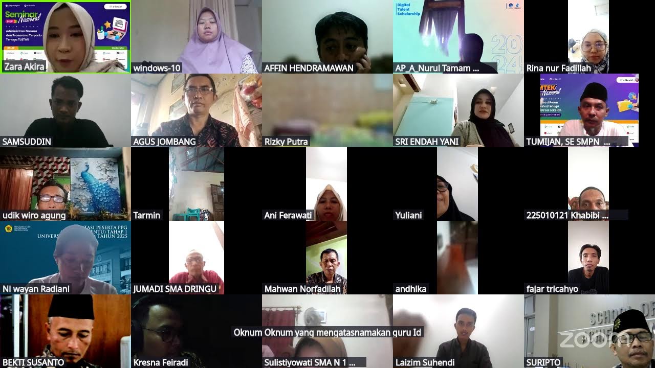 SEMINAR NASIONAL : Administrasi Sarana dan Prasarana Terpadu Tenaga TU/TAS
