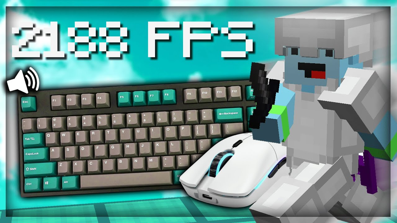 [1000+ FPS] Keyboard + Mouse ASMR Sounds | Hypixel Bedwars