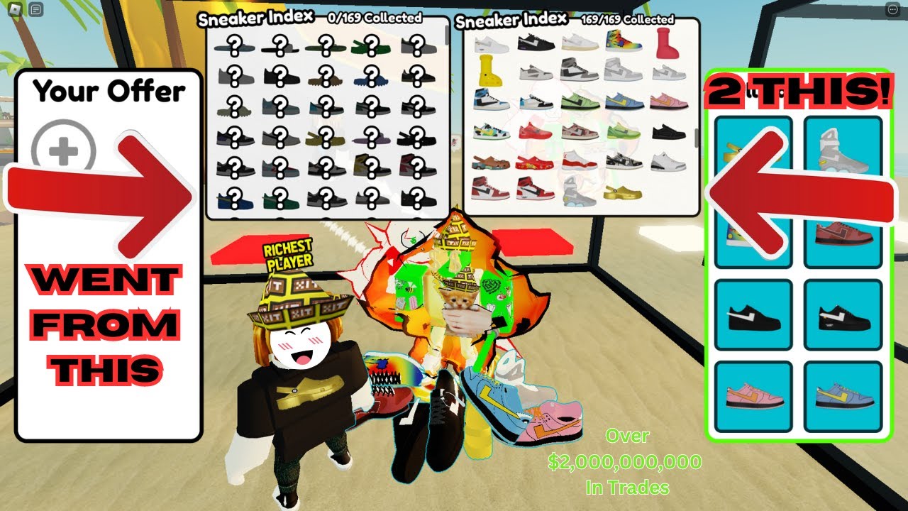 I Bought Every Roblox Shoe in Sneaker Tycoon... (100% Complete)