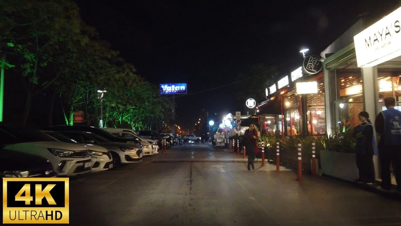 Çanakkale Şehir Merkezi Gece  |  4K  |  60fps |  Driving Tour |  2025