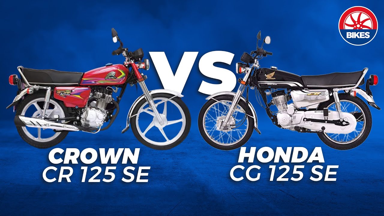 Crown 125 vs Honda 125 | PakWheels Bikes