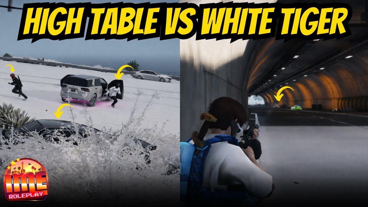 WHITE TIGER VS HIGH TABLE PECAH TOL KIRI #imeroleplay #imerp #wtgg