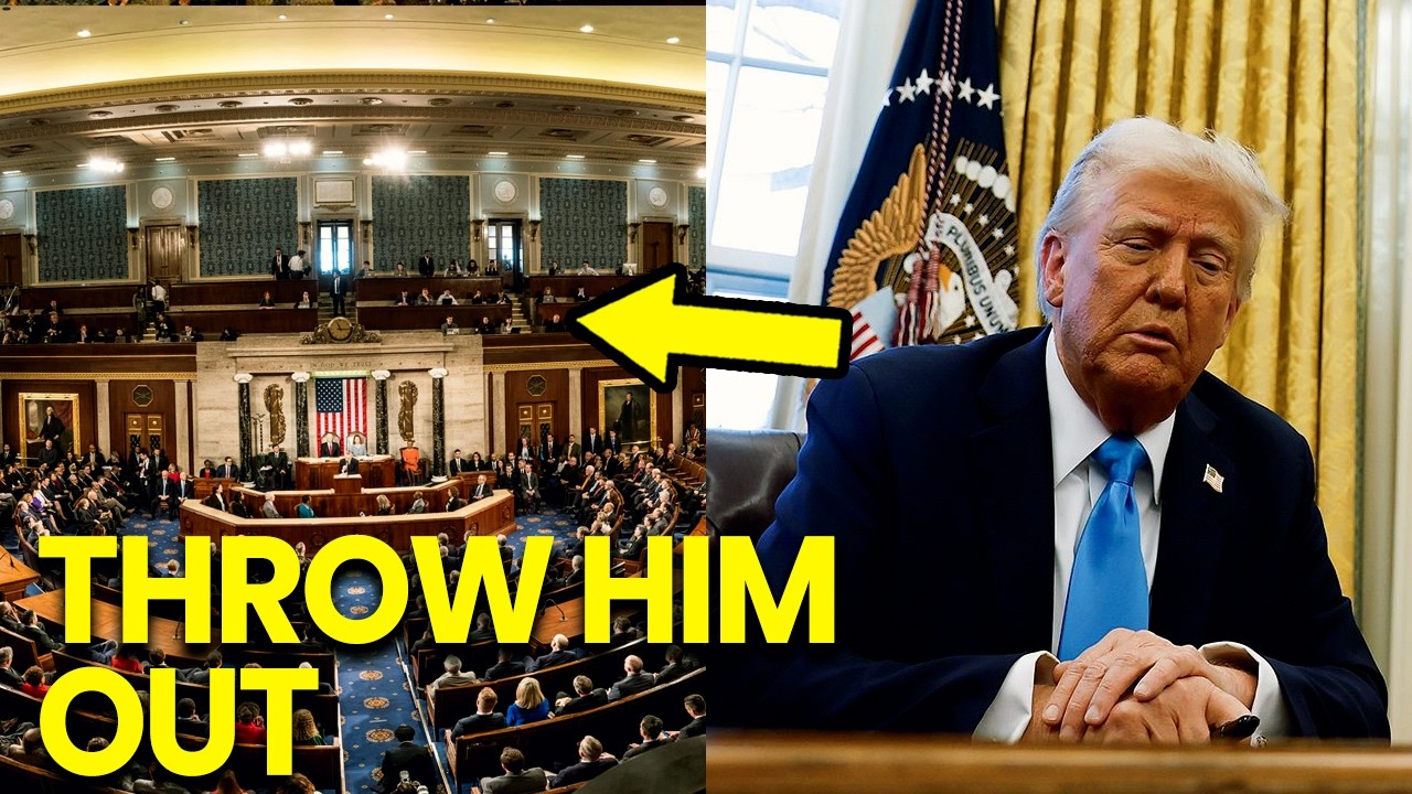 Trump Breaks Down as Congress Votes Trump OUT