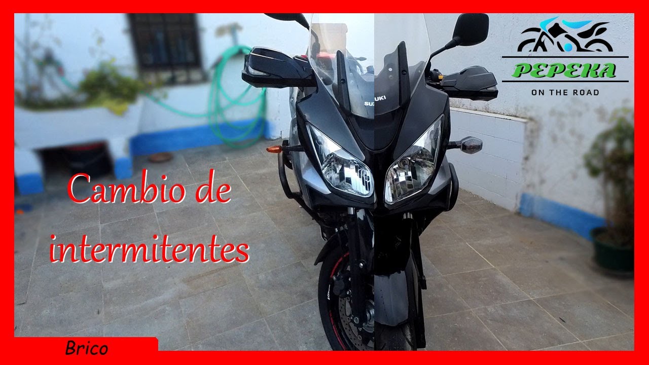 Cambio de intermitentes VStrom 650