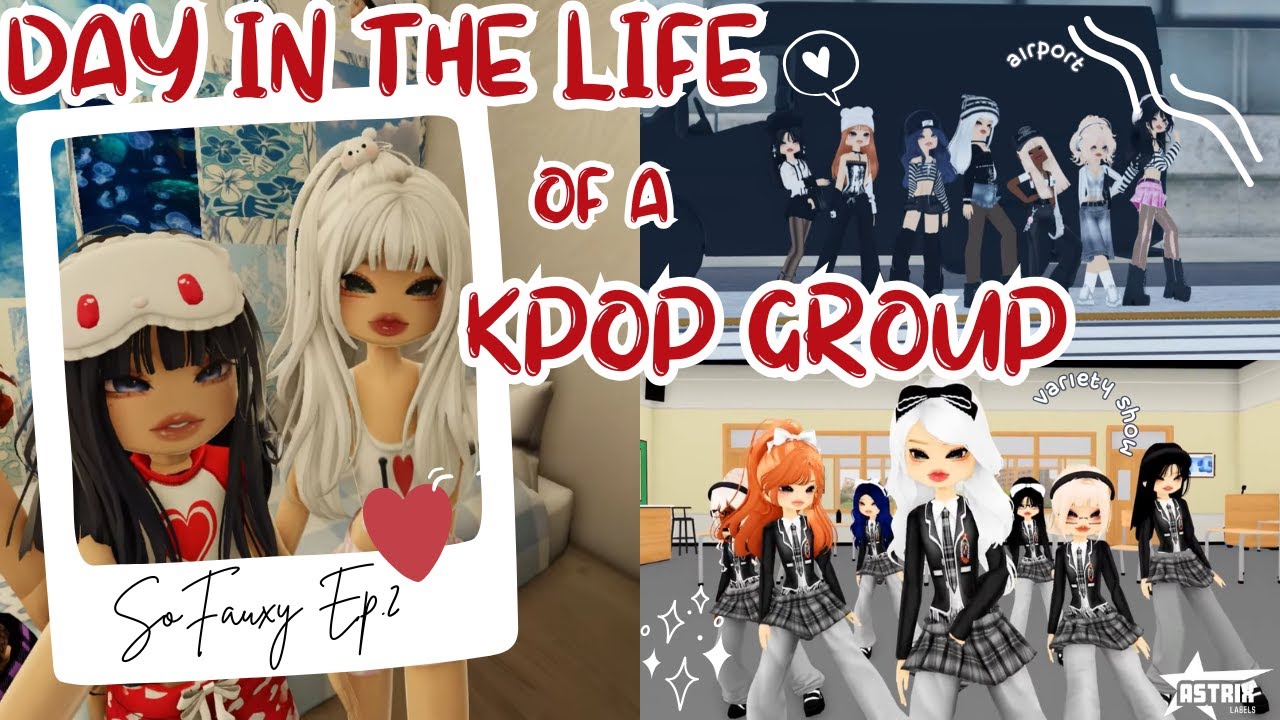 [SoFauxy] - EP. 2:  Day in the Life of FAUX || ROBLOX KPOP VLOG