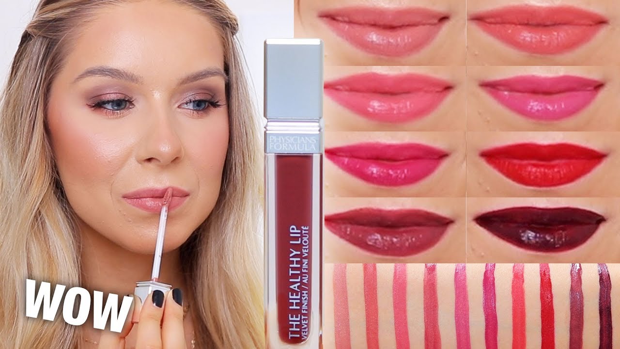 Physician's Formula The Healthy Lip Velvets (10 COLORS) Swatches & Review