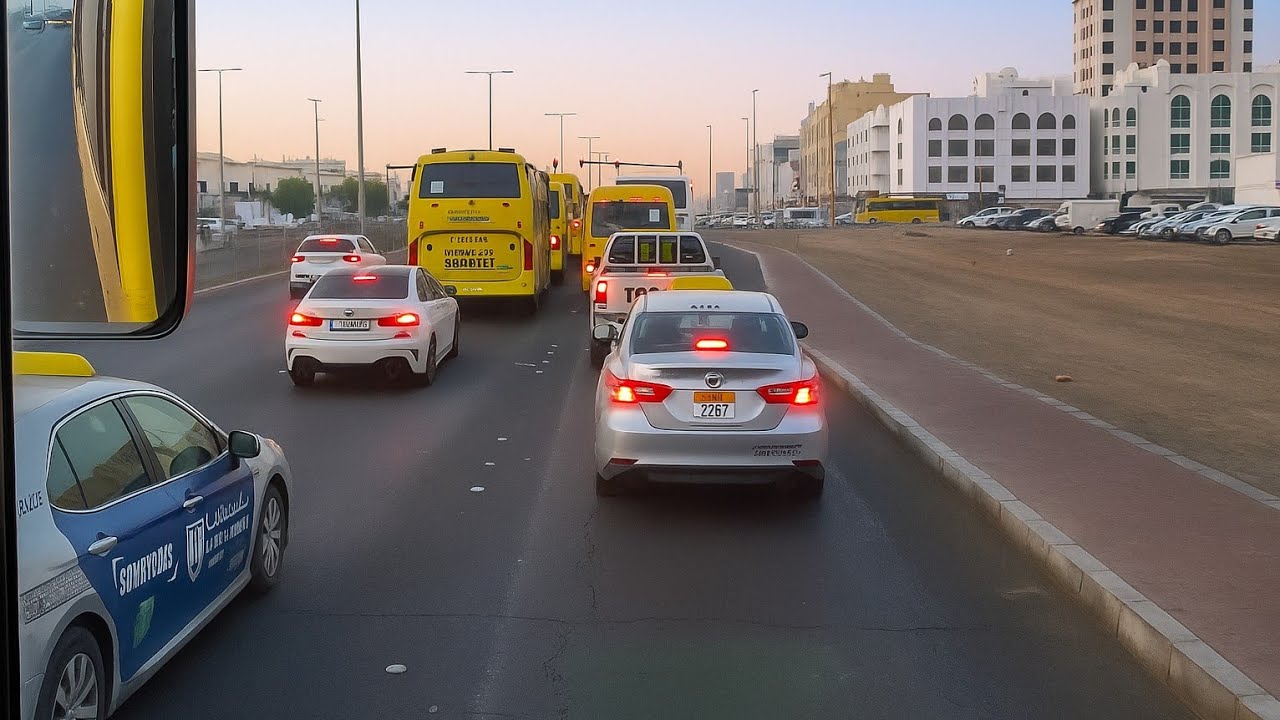 Abu Dhabi School Bus review and Drive #automobile #ashokleyland #travel #hyundai 