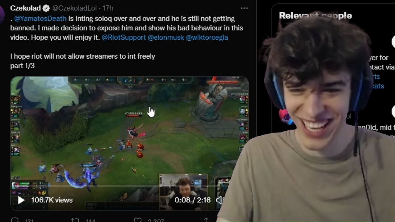 Elosanta Reacts Pro Player Trying To Get Yamato Banned