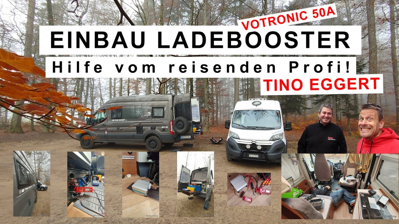 Einbau Votronic 50A Ladebooster | Profi Hilfe durch Tino Eggert |Der reisende Stromfachmann schraubt