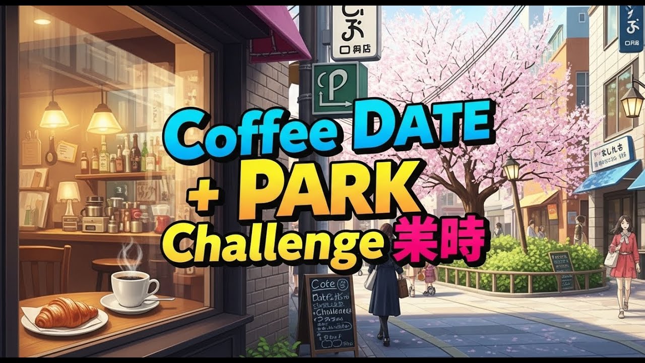 Coffee Date Vlog in Japan | | Park Challenge | 7-Eleven  payment process🇯🇵 #Coffeekan #seveneleven
