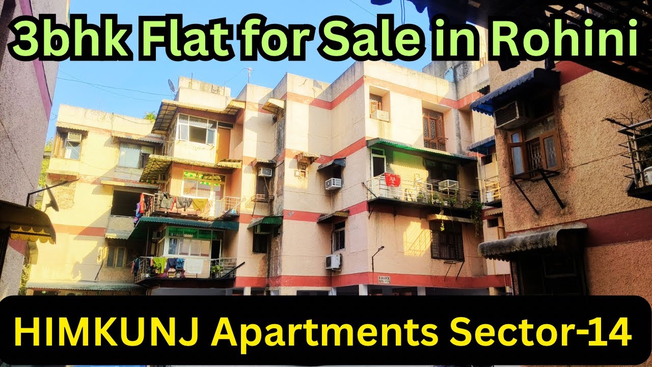 3bhk Housing Society Flat in Rohini | Property in Delhi | Flats in Rohini | DDA Flats in Delhi #dda 