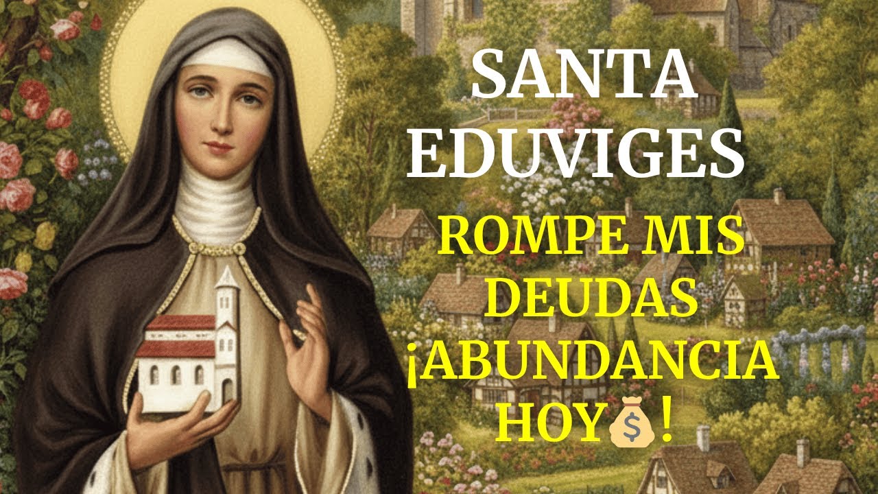 SANTA EDUVIGES ROMPE TUS DEUDAS 💰 ABUNDANCIA Y MILAGROS ECONÓMICOS HOY