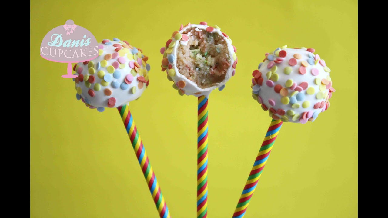 Konfetti Cake Pops für Karneval | Danis Cupcakes