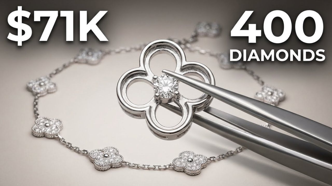 Inside Van Cleef & Arpels: The $71,000 Vintage Alhambra Necklace Process