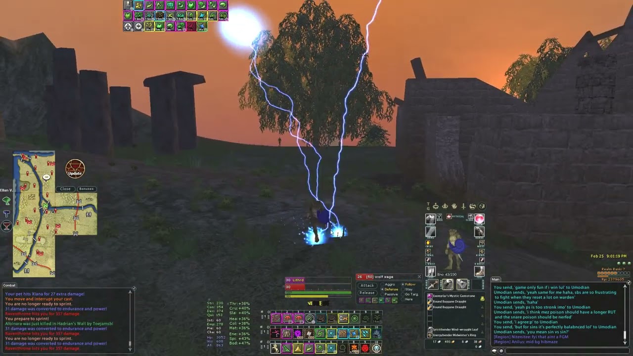 DAOC YWAIN - RR7 DRUID VS HEALER/THANE DUO 2022